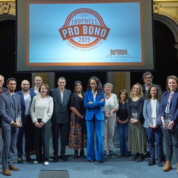 Lauréats 2025 des Trophées Pro Bono